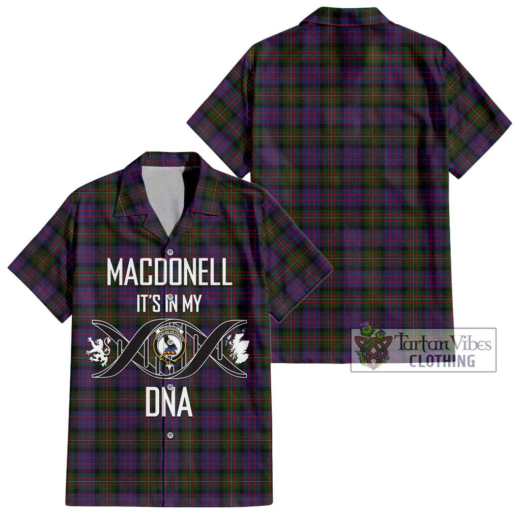 MacDonell (McDonell) Tartan Hawaiian Shirt with Family Crest DNA In Me Style Kid - Tartan Vibes Clothing