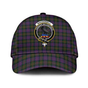 MacDonell of Glengarry Tartan Classic Cap with Family Crest