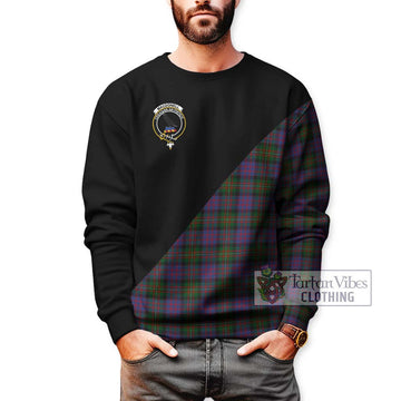 MacDonell (McDonell) Tartan Sweatshirt with Family Crest and Military Logo Style Unisex - Tartan Vibes Clothing