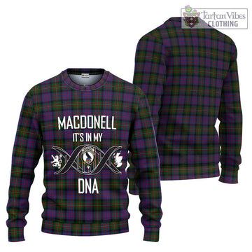 MacDonell (McDonell) Tartan Ugly Sweater with Family Crest DNA In Me Style Unisex - Tartan Vibes Clothing
