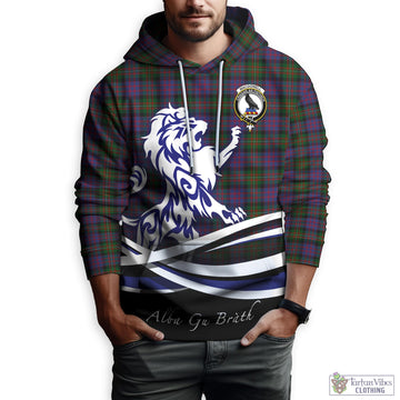 MacDonell (McDonell) Tartan Hoodie with Alba Gu Brath Regal Lion Emblem Zip Hoodie - Tartan Vibes Clothing