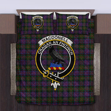 MacDonell (McDonell) Tartan Quilt Bed Set with Family Crest King - Tartan Vibes Clothing