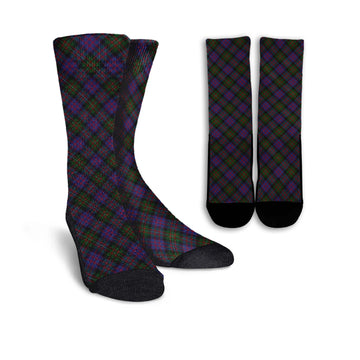 MacDonell of Glengarry Tartan Crew Socks Cross Tartan Style