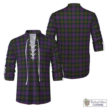 MacDonell (McDonell) Tartan Men's Scottish Traditional Jacobite Ghillie Kilt Shirt Men - Tartan Vibes Clothing