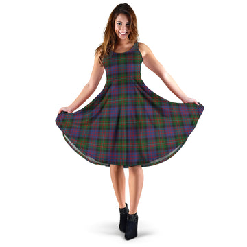MacDonell (McDonell) Tartan Sleeveless Midi Womens Dress XL - Tartan Vibes Clothing