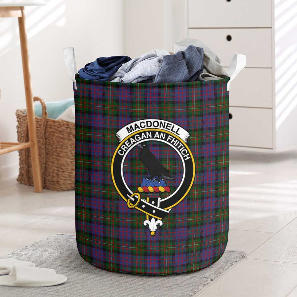 MacDonell (McDonell) Tartan Laundry Basket with Family Crest One Size - Tartan Vibes Clothing