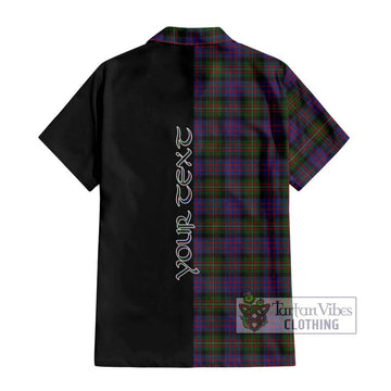 MacDonell (McDonell) Tartan Hawaiian Shirt with Family Crest and Half Of Me Style
