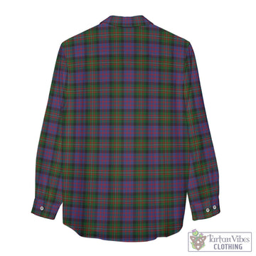 MacDonell (McDonell) Tartan Women's Casual Shirt with Family Crest - Tartan Vibes Clothing
