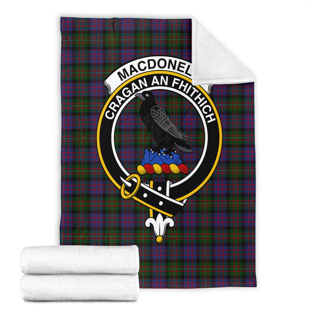 macdonell-of-glengarry-tartab-blanket-with-family-crest