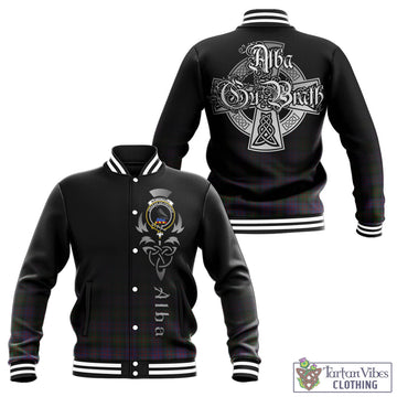 MacDonell (McDonell) Tartan Baseball Jacket Featuring Alba Gu Brath Family Crest Celtic Inspired - Tartan Vibes Clothing