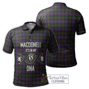 MacDonell (McDonell) Tartan Polo Shirt with Family Crest DNA In Me Style - Tartan Vibes Clothing
