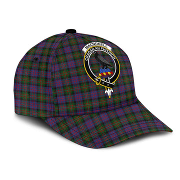 MacDonell of Glengarry Tartan Classic Cap with Family Crest