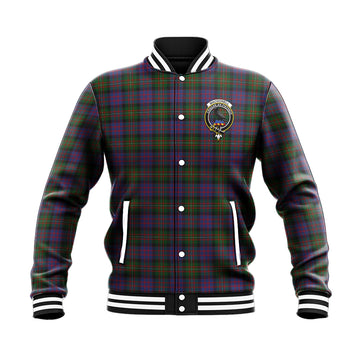 MacDonell of Glengarry Tartan Baseball Jacket with Family Crest