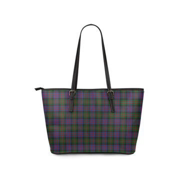 MacDonell (McDonell) Tartan Leather Tote Bag - Tartan Vibes Clothing