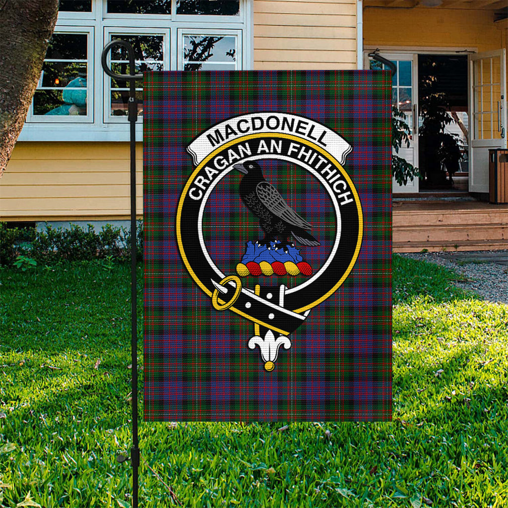 MacDonell (McDonell) Tartan Flag with Family Crest - Tartan Vibes Clothing