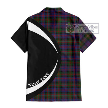 MacDonell (McDonell) Tartan Hawaiian Shirt with Family Crest Circle Style - Tartan Vibes Clothing