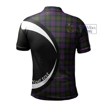 MacDonell (McDonell) Tartan Men's Polo Shirt with Family Crest Circle Style - Tartan Vibes Clothing