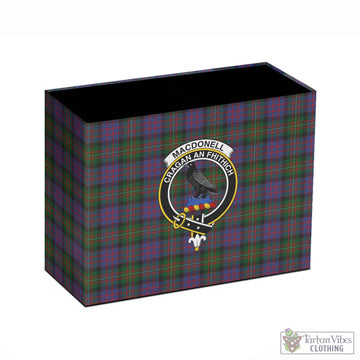 MacDonell (McDonell) Tartan Pen Holder with Family Crest - Tartan Vibes Clothing