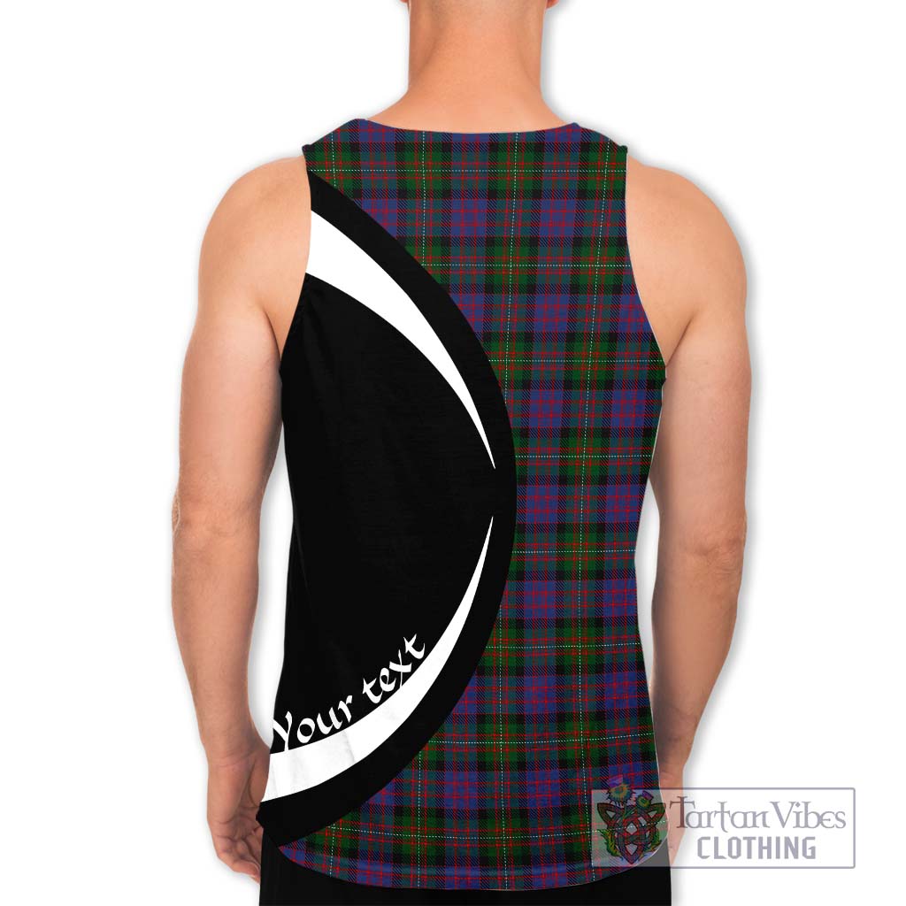 MacDonell (McDonell) Tartan Men's Tank Top with Family Crest Circle Style - Tartan Vibes Clothing