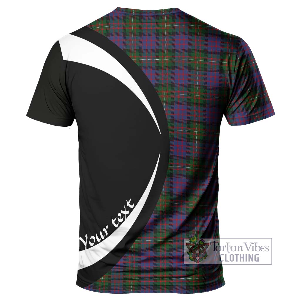 MacDonell (McDonell) Tartan T-Shirt with Family Crest Circle Style - Tartan Vibes Clothing