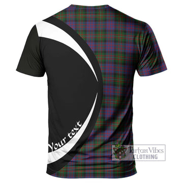 MacDonell (McDonell) Tartan T-Shirt with Family Crest Circle Style - Tartan Vibes Clothing
