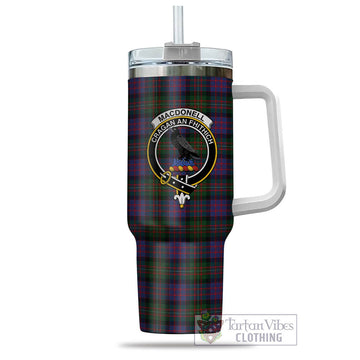 MacDonell (McDonell) Tartan Tumbler with Handle with Family Crest - Tartan Vibes Clothing