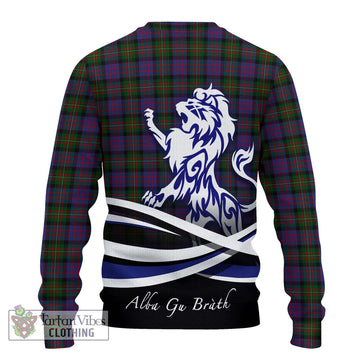 MacDonell (McDonell) Tartan Ugly Sweater with Alba Gu Brath Regal Lion Emblem - Tartan Vibes Clothing
