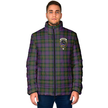 MacDonell (McDonell) Tartan Padded Jacket with Family Crest - Tartan Vibes Clothing