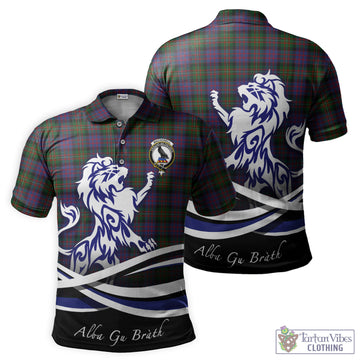 MacDonell (McDonell) Tartan Polo Shirt with Alba Gu Brath Regal Lion Emblem - Tartan Vibes Clothing