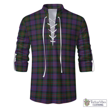 MacDonell (McDonell) Tartan Men's Scottish Traditional Jacobite Ghillie Kilt Shirt - Tartan Vibes Clothing