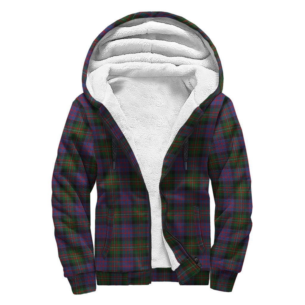 MacDonell (McDonell) Tartan Sherpa Hoodie with Family Crest - Tartan Vibes Clothing