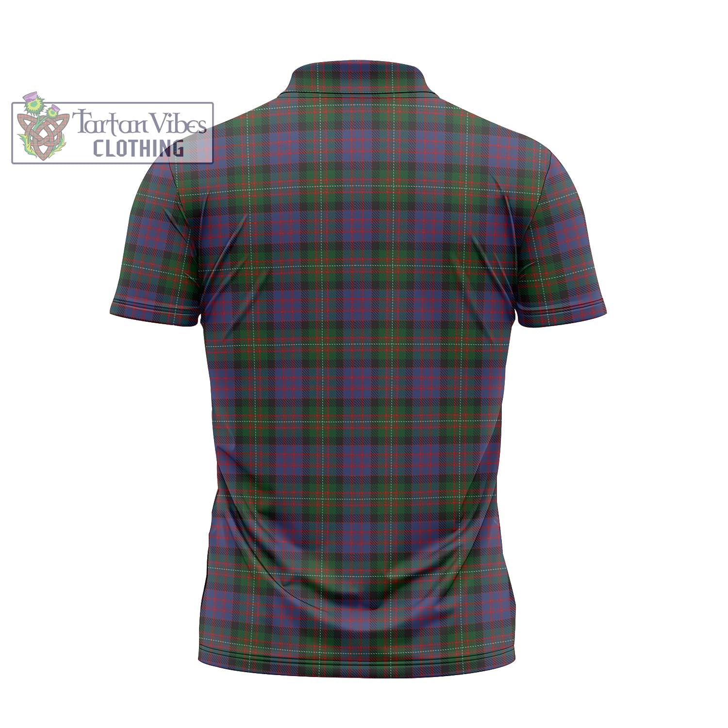 MacDonell (McDonell) Tartan Zipper Polo Shirt with Family Crest - Tartan Vibes Clothing