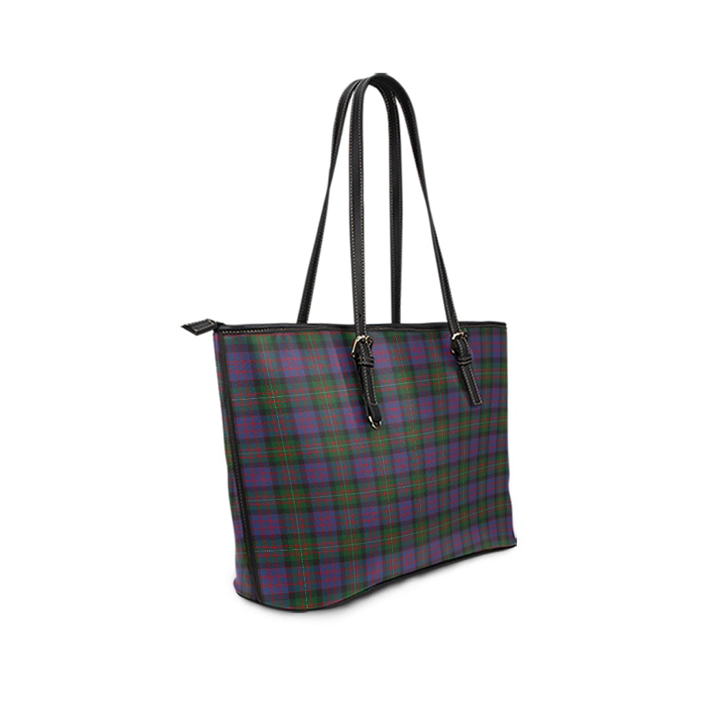 MacDonell (McDonell) Tartan Leather Tote Bag - Tartan Vibes Clothing