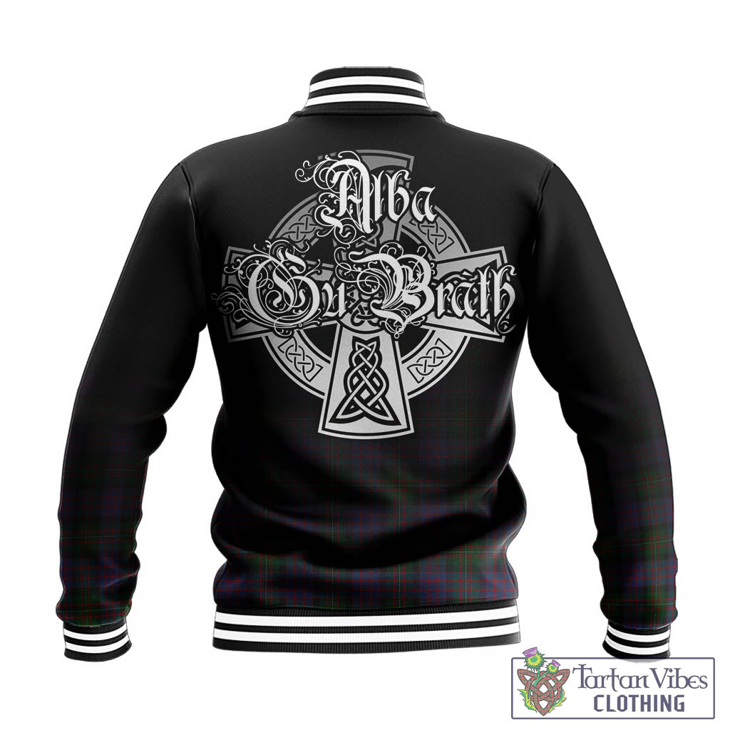 MacDonell (McDonell) Tartan Baseball Jacket Featuring Alba Gu Brath Family Crest Celtic Inspired - Tartan Vibes Clothing