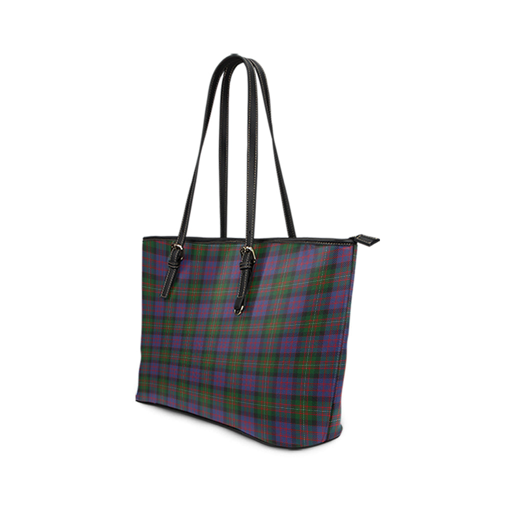 MacDonell (McDonell) Tartan Leather Tote Bag - Tartan Vibes Clothing