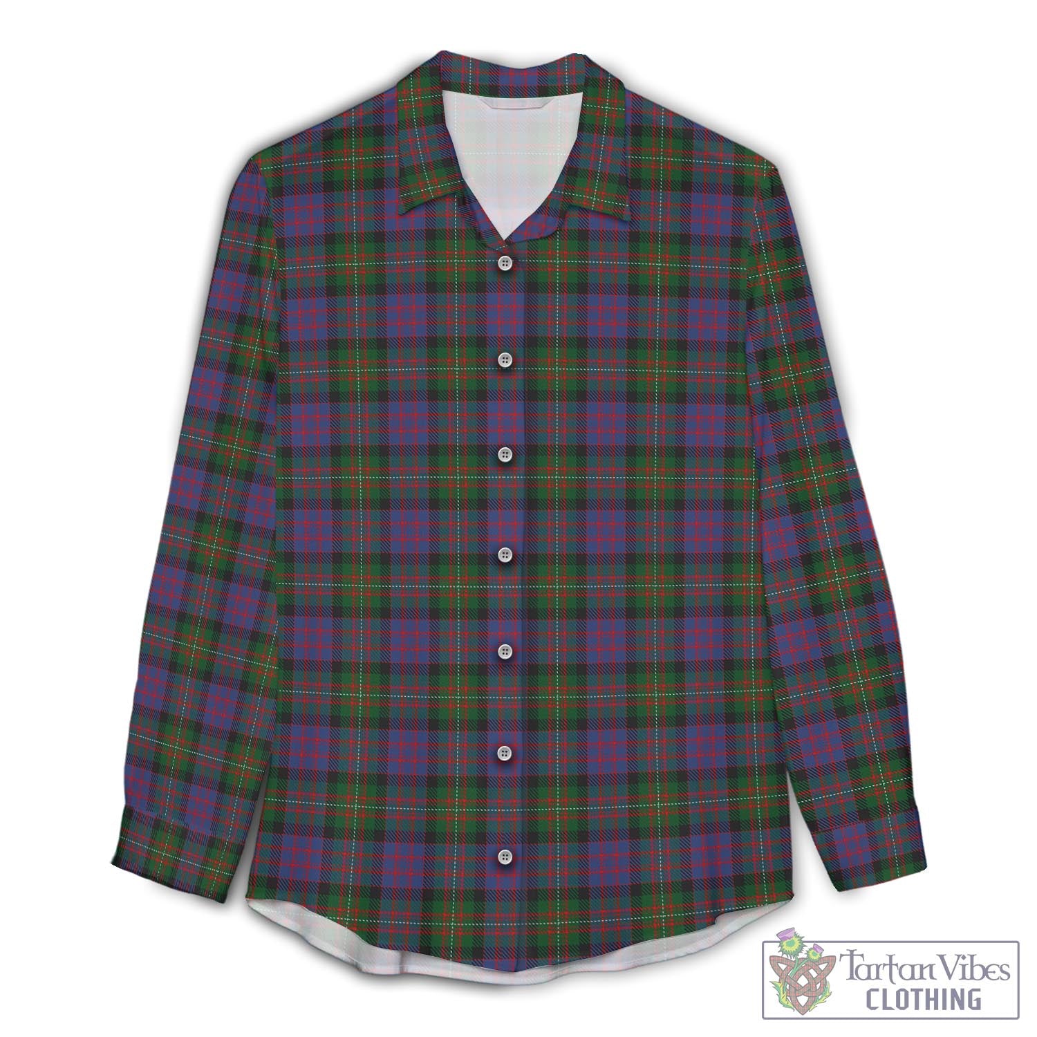 MacDonell (McDonell) Tartan Women's Casual Shirt - Tartan Vibes Clothing