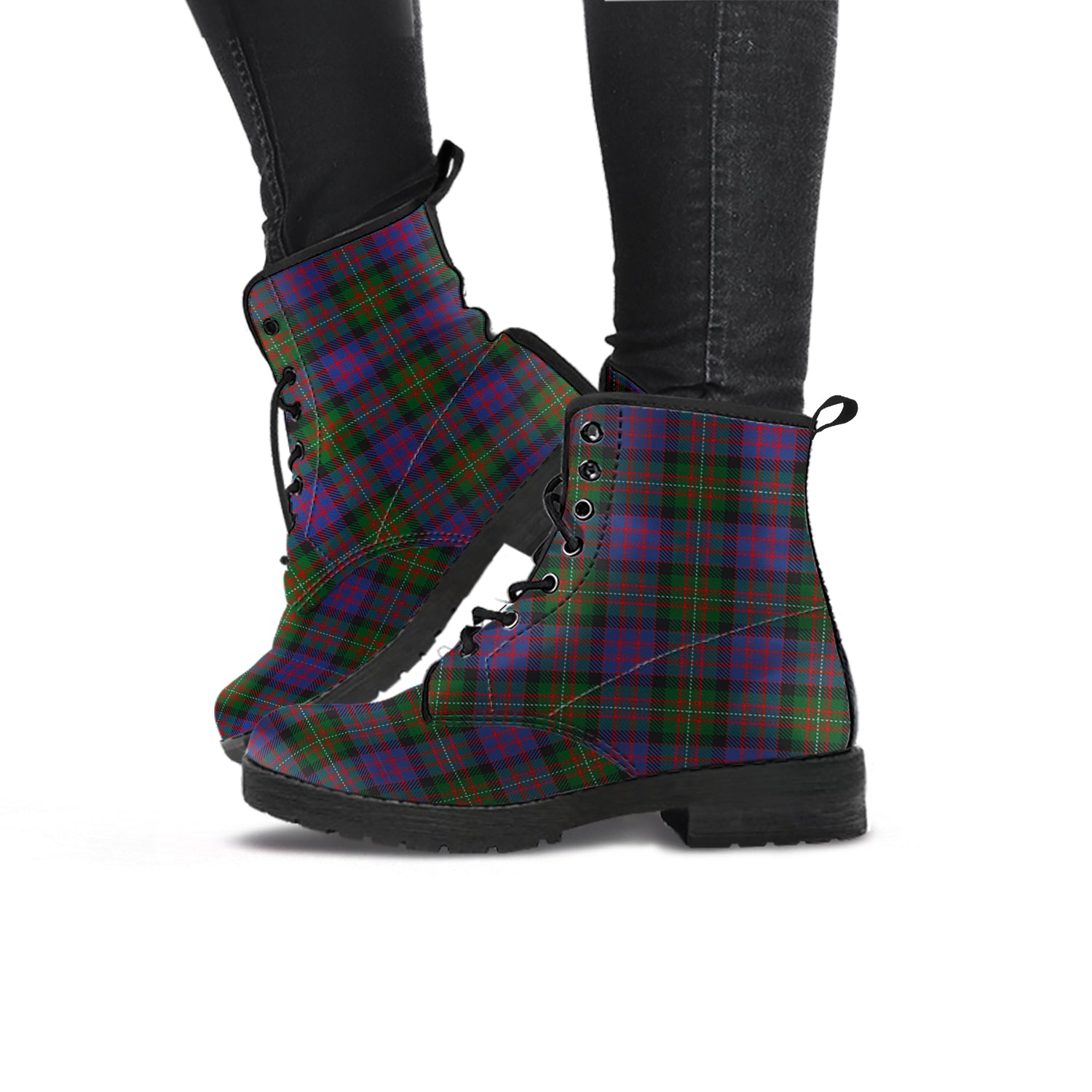 MacDonell (McDonell) Tartan Leather Boots - Tartan Vibes Clothing