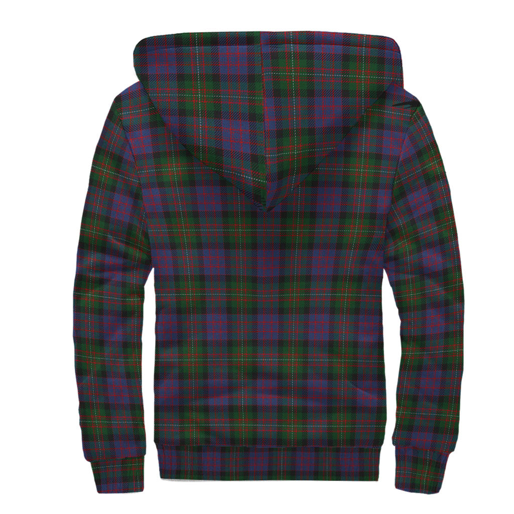 MacDonell (McDonell) Tartan Sherpa Hoodie with Family Crest - Tartan Vibes Clothing