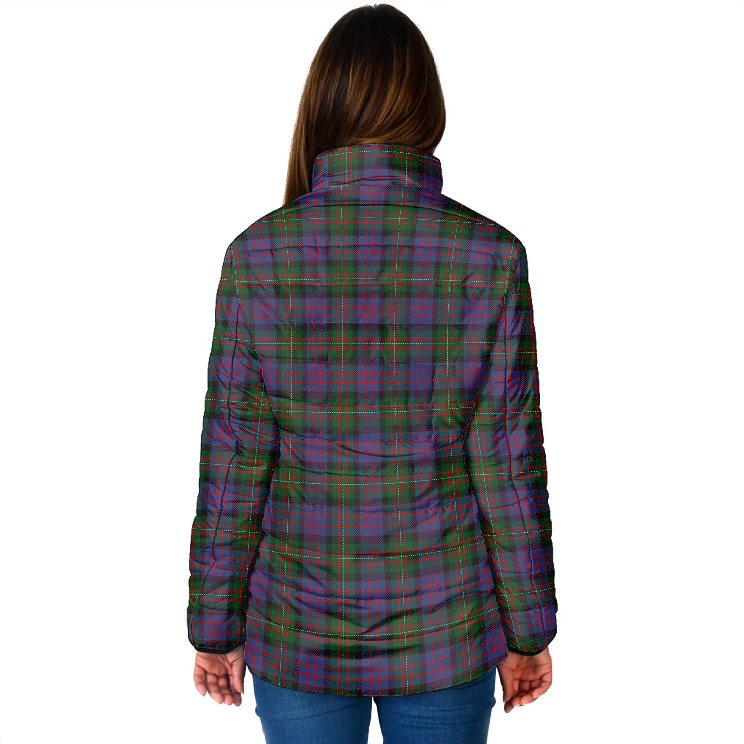 MacDonell (McDonell) Tartan Padded Jacket with Family Crest - Tartan Vibes Clothing