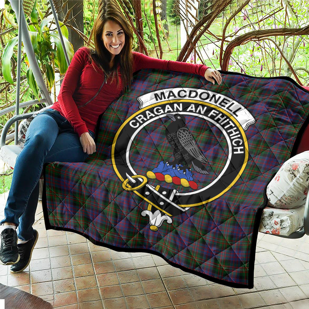 macdonell-of-glengarry-tartan-quilt-with-family-crest