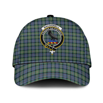 MacDonell of Glengarry Ancient Tartan Classic Cap with Family Crest