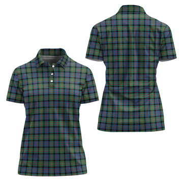 MacDonell of Glengarry Ancient Tartan Polo Shirt For Women