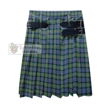 MacDonell of Glengarry Ancient Tartan Men's Pleated Skirt - Fashion Casual Retro Scottish Kilt Style