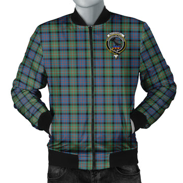 MacDonell of Glengarry Ancient Tartan Bomber Jacket with Family Crest
