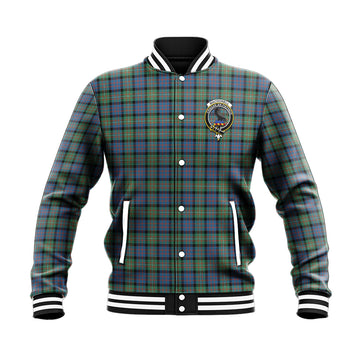 MacDonell of Glengarry Ancient Tartan Baseball Jacket with Family Crest