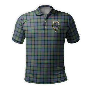 MacDonell of Glengarry Ancient Tartan Men's Polo Shirt with Family Crest