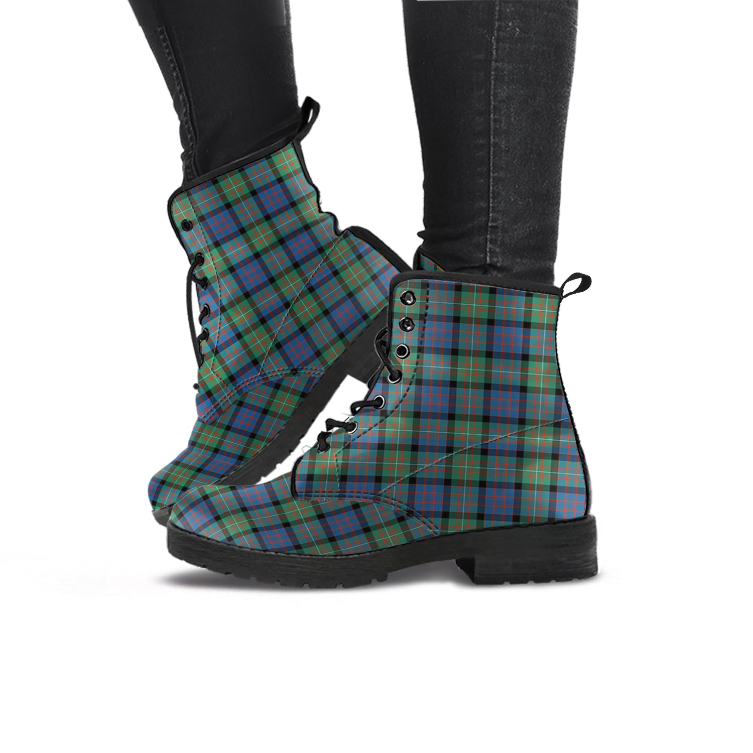 macdonell-of-glengarry-ancient-tartan-leather-boots