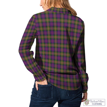 MacDonell of Glengarry Modern Tartan Womens Casual Shirt