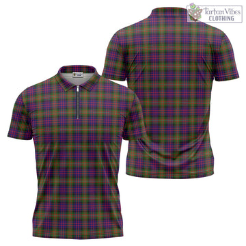 MacDonell of Glengarry Modern Tartan Zipper Polo Shirt