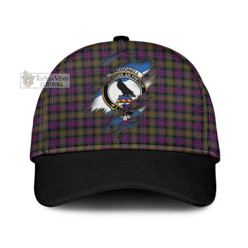 MacDonell of Glengarry Modern Tartan Classic Cap with Family Crest In Me Style